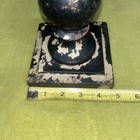 Vintage Cast Iron Ball Fence Finial Square Topper Post Caps For 4x 4  Posts