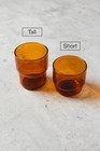 Stackable 4-piece Glass Set     Colored Drinking Cups  Lead-free And Cadmium