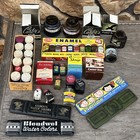 Huge Lot Of Vintage Carter Ink Bottles  Testors  Sandord   s   More 