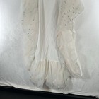 Pottery Barn Kids Monique Lhuillier Bedskirt Crib White Tulle Sequin Baby Girl