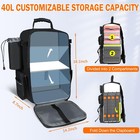 Fishing Backpack  40l Tackle Backpack With Rod Holders   2 Tackle Trays  Larg   