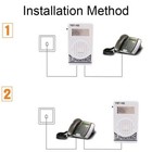 Extra-loud Telephone Ringer Phone Sound Amplifier Strobe Light Flash Bell New