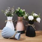 Creative Origami Vase European Pleated Folding Plastic Flower Vase Modern Design