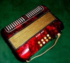 Made In Germany Hohner C f Club Iii M Diatonic Button Accordion   Case   Straps