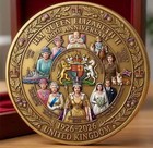 1926-2022 Queen Elizabeth 24k Gold Finish Memorial Coin Scarce Collectable Rare