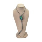 Southwestern Sunnyside Turquoise   Sterling Silver Bolo Tie