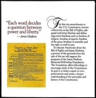 1993 Bill Of Rights Half Dollar Commemorative 90  Silver Proof Coin   Stamp Set