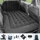 For Car Suv Travel Camping Back Seat Inflatable Mattress Air Bed W pillow   Pump