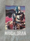 Star Wars The Mandalorian Gray Sweatshirt Hoodie Youth Large  10-12 