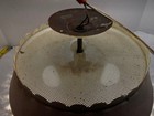 Vintage Mid Century Metal Ceiling Pendant Lamp  Light
