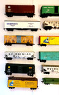 Lot Of 18 Model Train Railroad Ho Gauge Vintage Various Cars  Free Shipping