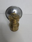 Vintage Saf-t-sport Carbide Miner s Lamp Brass Reflector Made In Hong Kong