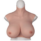 Plus Torso Size Silicone Breast Forms Boobs B-k Cup Breastplate For Crossdresser