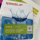Speedo Child Us Coast Guard Approved Neoprene Life Jacket Water Ski Vest Pfd