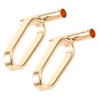 2pcs Pin To Pendant Converter Horizontal Brooch Converter For Changing Brooches