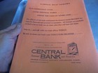 Vintage 1964 Farm Record Book Central National Bank And Trust Co 