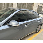 Matte glossy Black Chrome Delete Window Trims For Infiniti Q50 2014-2023