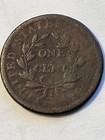 1807 Draped Bust Large Cent Coin Below Fine Grade Free Shipping Usa