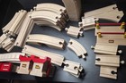 Brio Wooden Railway Track Lot 62 Pc Switches Bridge Supports Curved Straight