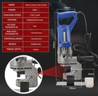1200w Electric Hydraulic Hole Puncher Metal Hole Punching Machine   1 4 -4 5 