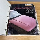 Vtg Acme Color Chip Manual Automotive Finishes Paint Chips 70s 80s Brochure