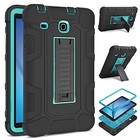 Shockproof Case For Samsung Galaxy Tab E 8 0  2016  sm-t377a  Black   Sky Blue