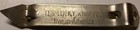Vintage Lucky Lager Age Dated Beer Can Bottle Opener Church Key Vaughan Usa 60