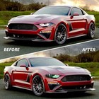 Vland Rgb Led Projector Headlights Multicolor Colors For 2018-2020 Ford Mustang