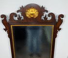 Mahogany Chippendale Henkel Harris H-5 Wall Mirror 1980