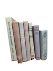 Vintage Blue Book Stack Decorative Set
