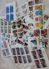 Mixed 75 Of Multiples   Strips   Singles Of 32   Us Postage Stamps Usa Fv  24 00