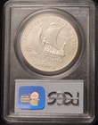 2000 P Leif Ericson Silver Dollar Pcgs Ms69 Old Blue Holder 