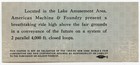 Amf Monorail Ride - Original Discount Coupon  5   Savings  1964-65 Nywf