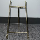 Vintage Brass Tabletop Easel Adjustable Picture Display Tripod Stand 11 5x7   