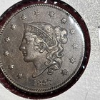 1837 Large Cent Medium Letters 