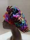 Animal Print Colorful Women s Bouffant Surgical Scrub Hat cap Handmade