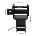 4pcs Heavy-duty Trailer Winch Set - 5400 Lbs Load Capacity  Adjustable Design