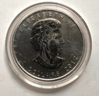  1  2012 1 Oz Canadian Silver Maple Leaf Coin  9999 Silver