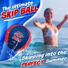 Ultimate Skip Ball  red blue  Beach Toys Pool Toys For Kids Ages 8-12 Year Old
