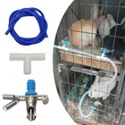 Automatic Rabbit Watering System Kit Include 10 Nipple Drinker Feeders id 5 16  