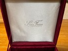 Silver Treasures Godinger Set 5 Coasters No Monogram Burgundy Velvet Box Polishe