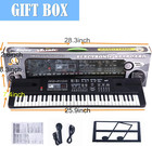 Digital Electronic Music Keyboard - 61 Key Portable Piano Toy For Kids   Toddler