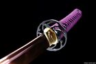 Hand Forged Purple T1095 Steel Blade Japanese Samurai Sword Full Tang Katana 