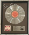 Journey Autographed Riaa Floater Style Award For    infinity   