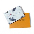 Louis Vuitton White Leather Passport Holder Wallet Organizer W  Card Slots