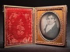Cased 1 6 Plate Daguerreotype - Copy Of 18th Century French Or English Painting