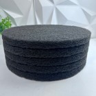 Boardwalk Black Stripping Pads 13 Inch Floor Cleaning Discs Carton Of 5