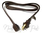 6ft Ac Power Cord For Vintage Small Appliances With 2 Round Pins Spaced 5 16 