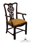 Henredon Furniture Solid Mahogany Traditional Chippendale Style Dining Arm Ch   