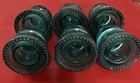 Lot Of 6 Vintage Green Aqua Glass Insulators